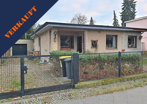 Bungalow mit Aufstockungspotential Spandau-Wilhelmstadt, 114 m² Wohnfläche, 911 m² Grundstück